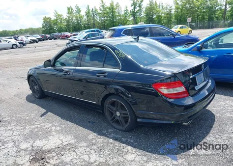 2008 Mercedes-Benz C 350 Sport из США, поврежденный, VIN WDDGF56X28F106480